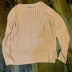 Light Knit Pink Ann Taylor Loft XL Lightweight Sweater